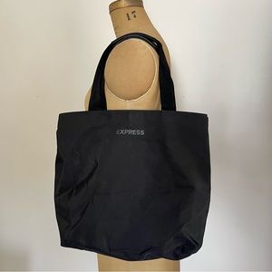 Vintage Express World Brand Multi-Pocket Tote Bag